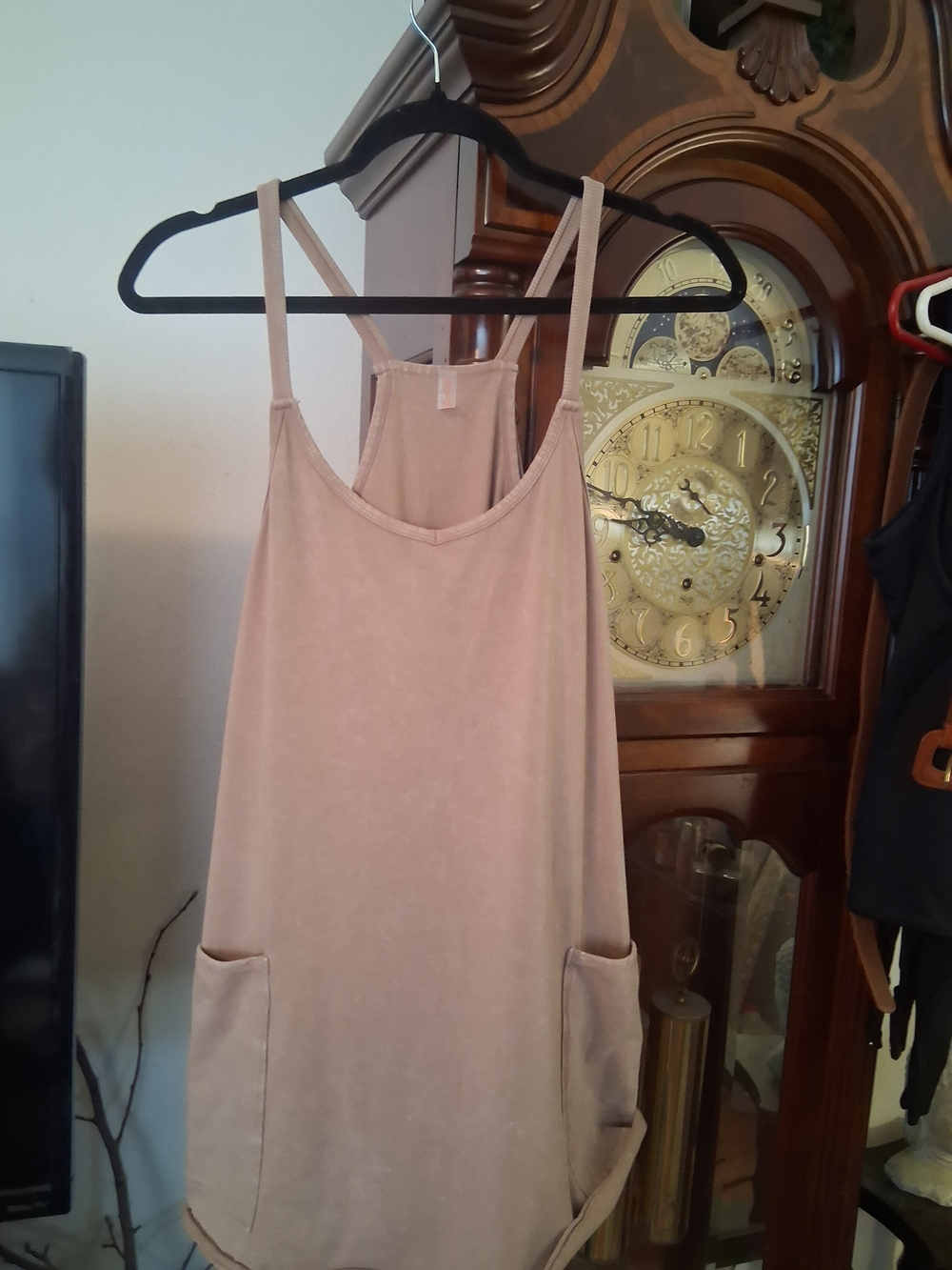 Free People Taupe Romper Dress